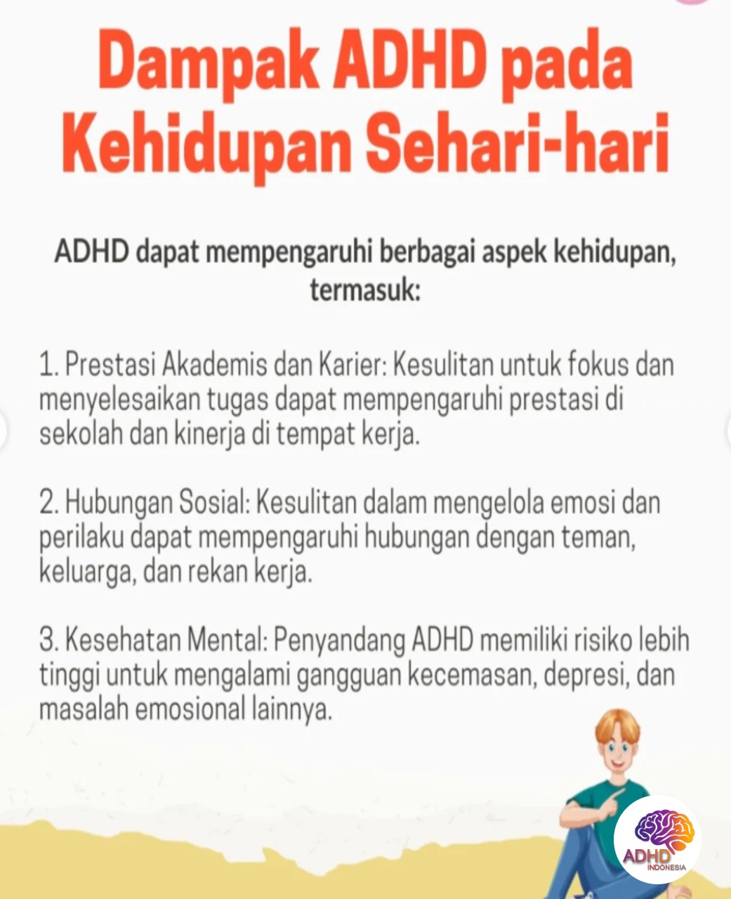 ADHD dan Hubungan Sosial Anak di Lingkungan Sekolah di Kabupaten Serdang Bedagai