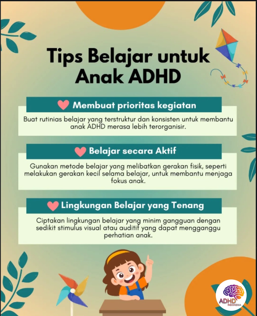 Strategi Belajar yang Cocok untuk Anak ADHD di Kabupaten Serdang Bedagai